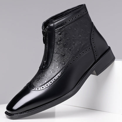 Belmont Ostrich Leather Boots