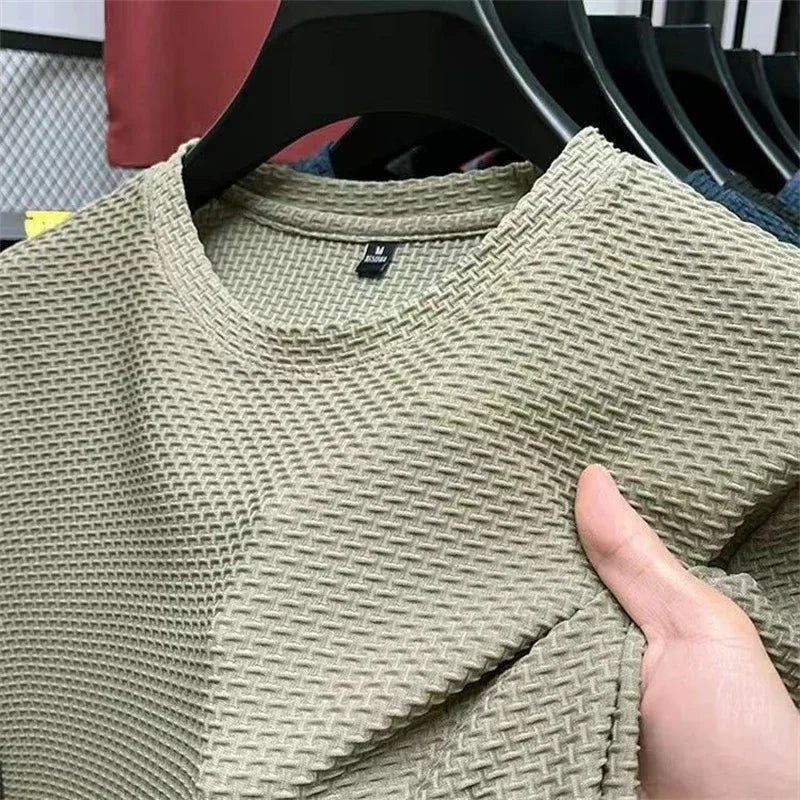 Luca Textured Crew Tee
