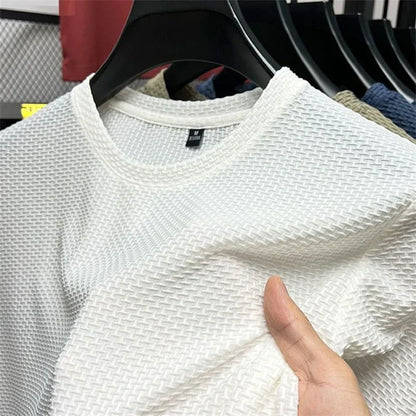 Luca Textured Crew Tee