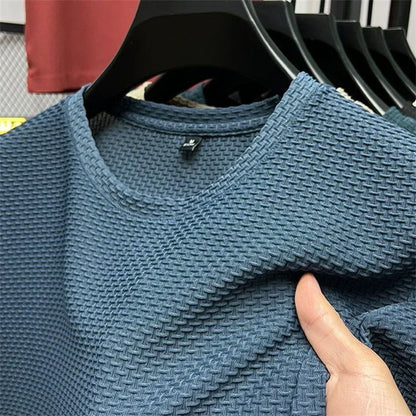 Luca Textured Crew Tee