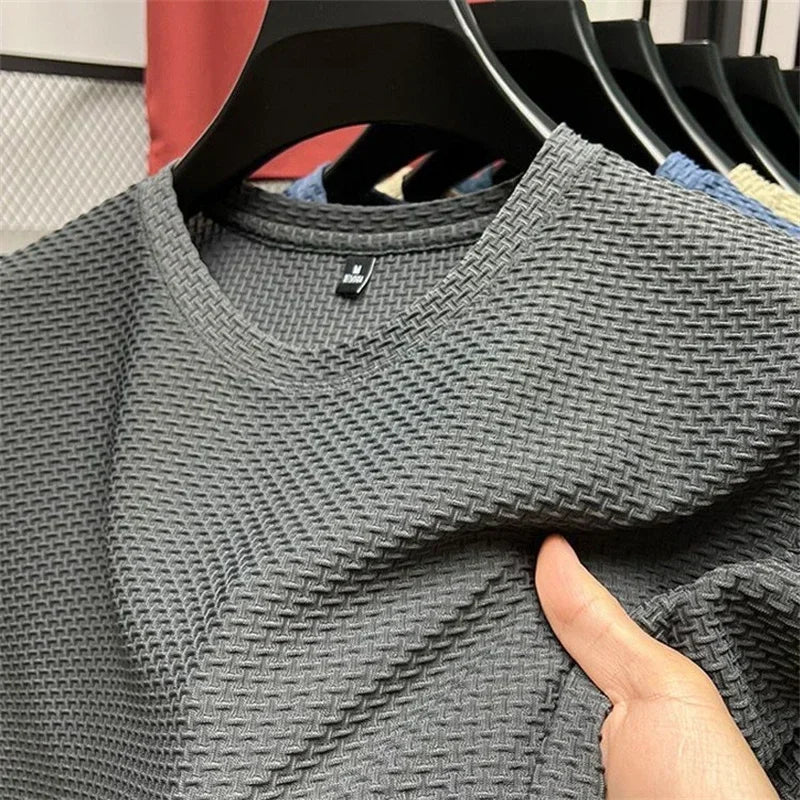 Luca Textured Crew Tee