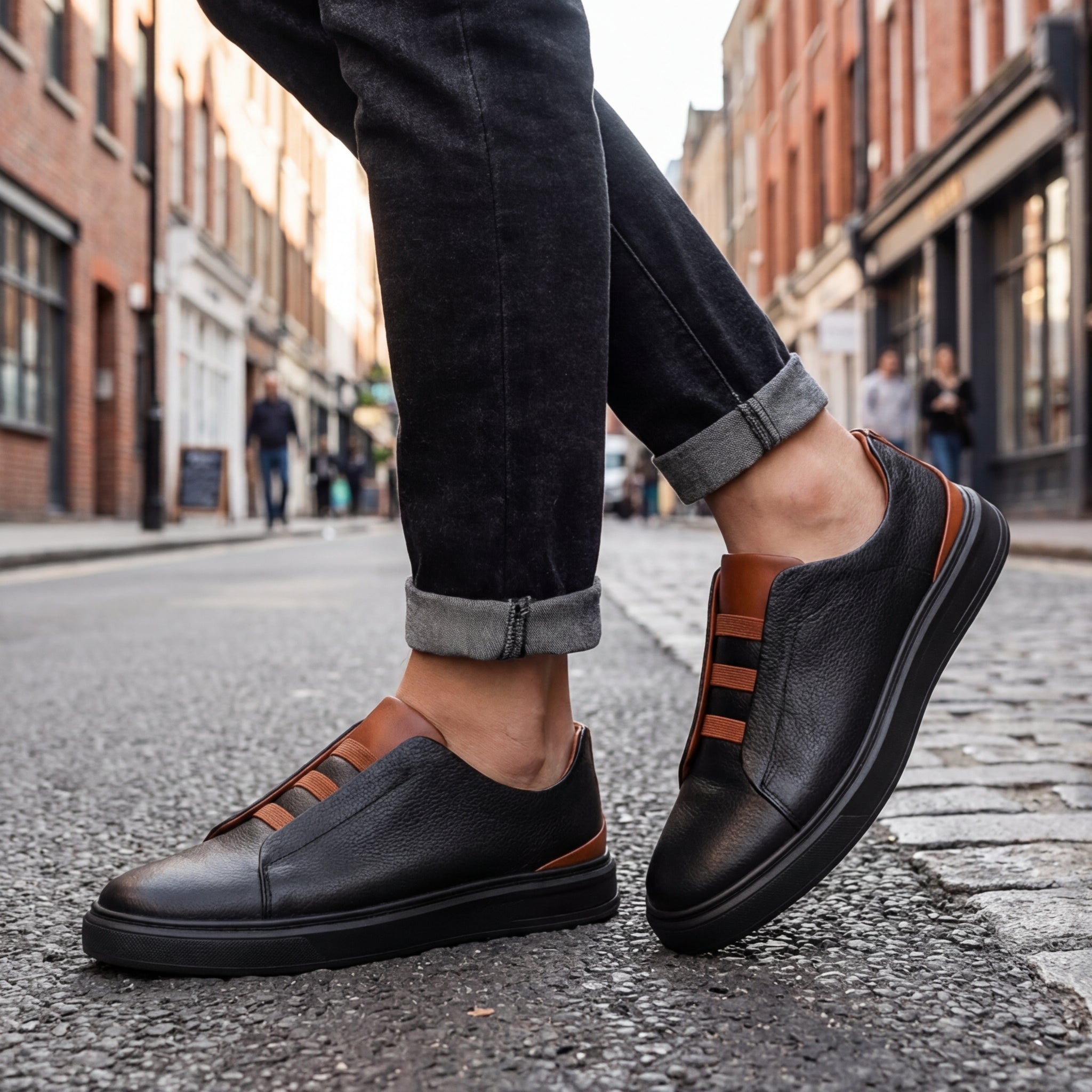Chelsea Genuine Leather Sneakers – Northvale Outfitters