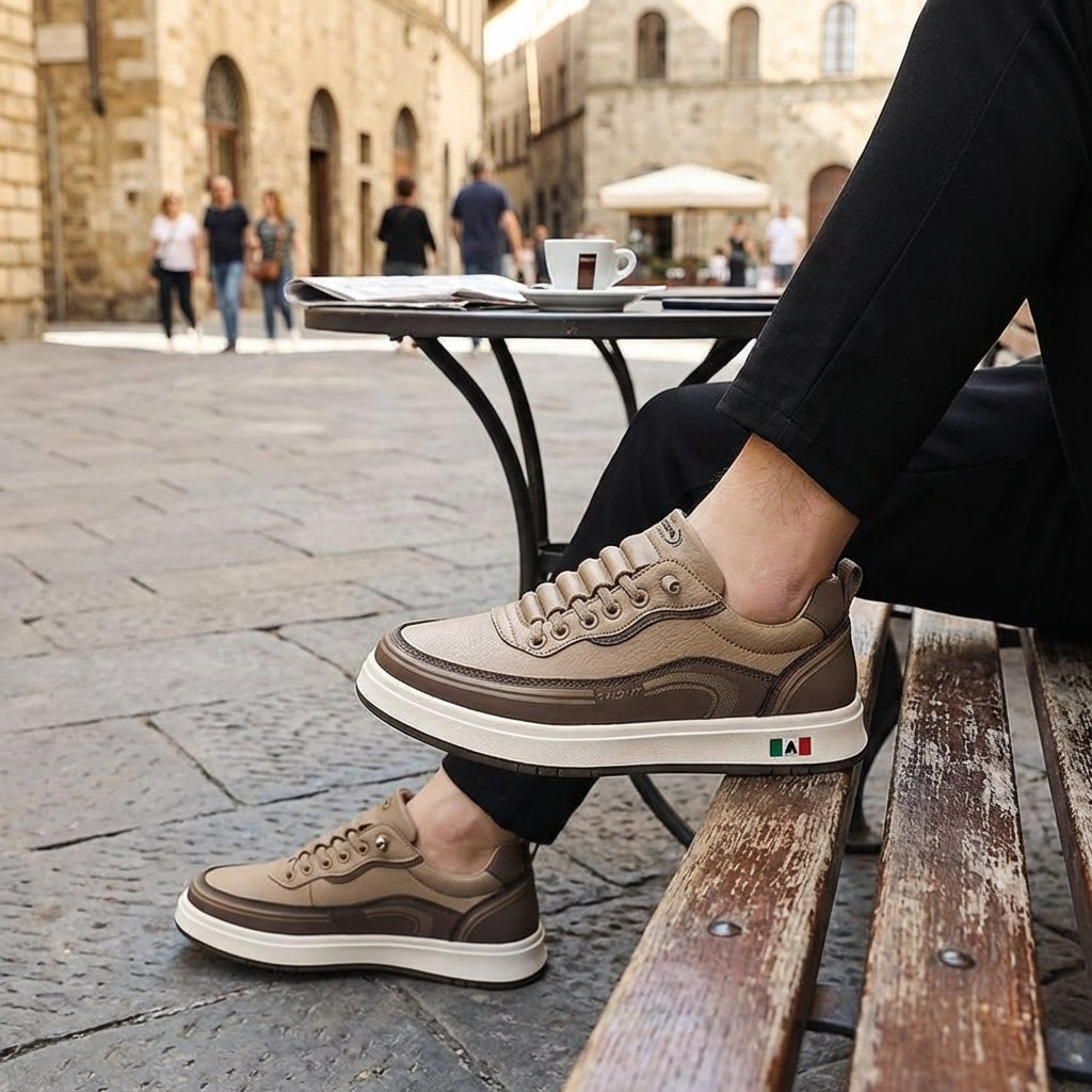 Moretti Genuine Leather Sneakers