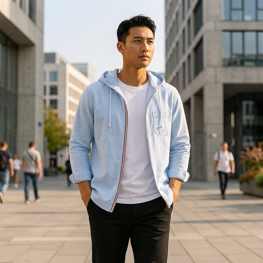 Chelsea Linen Hoodie Shirt