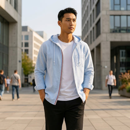 Chelsea Linen Hoodie Shirt