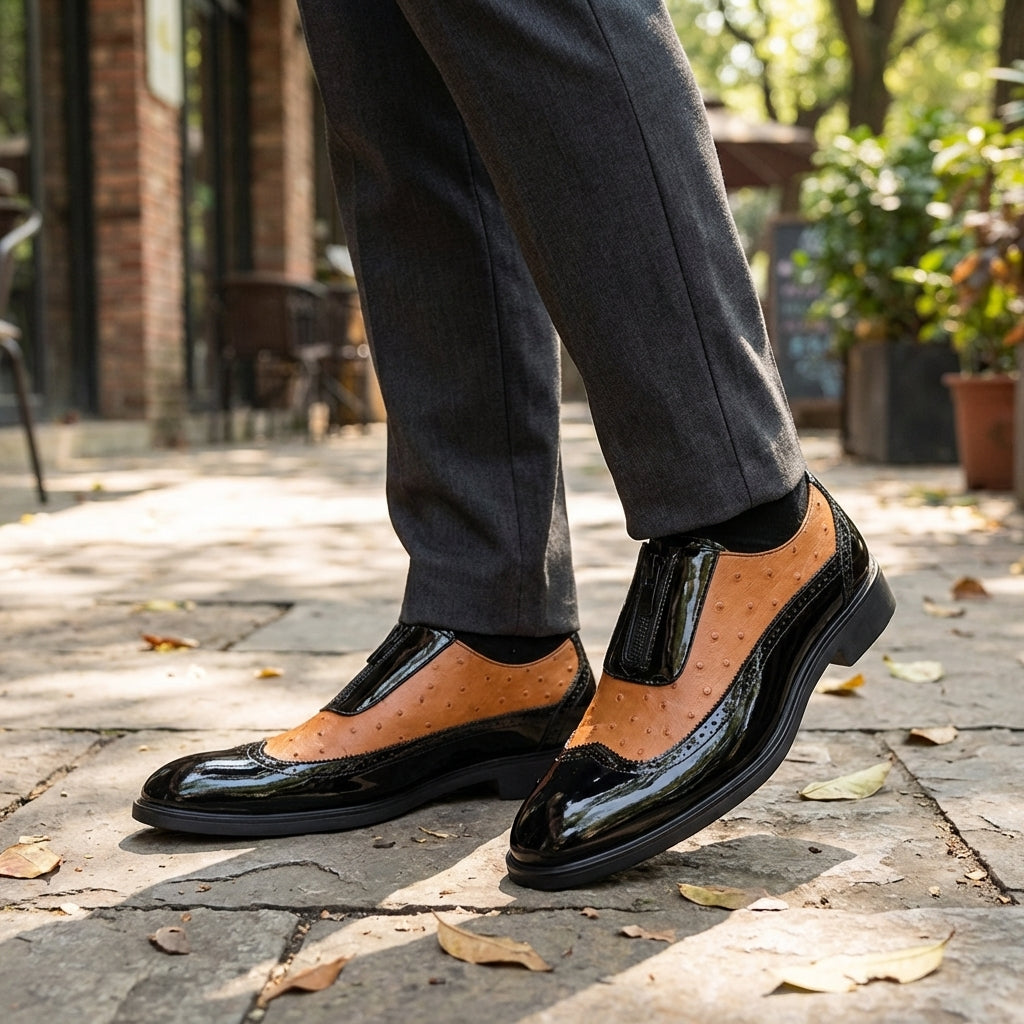 Oxford Ostrich Leather Shoes – Northvale Outfitters