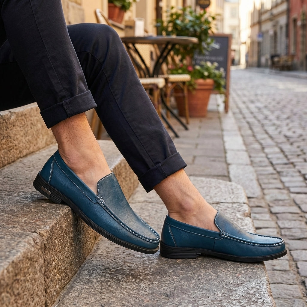 Pelle Italiana Genuine Leather Loafers