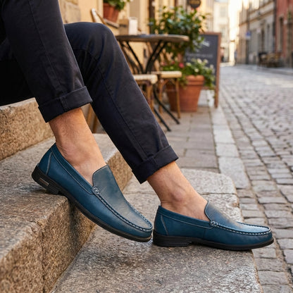 Pelle Italiana Genuine Leather Loafers