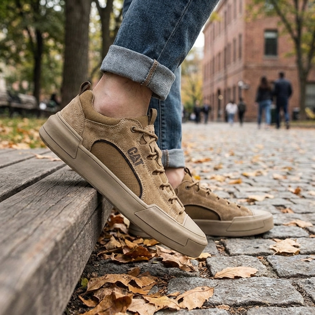 CAT® UrbanEdge Leather Sneakers