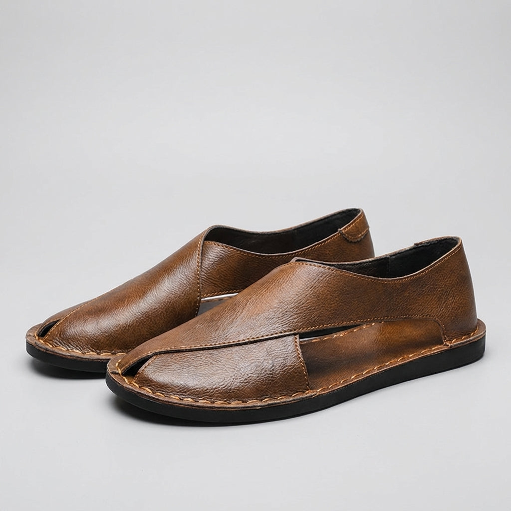Pelle Italiana Genuine Leather Sandals