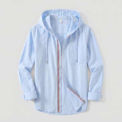 Chelsea Linen Hoodie Shirt