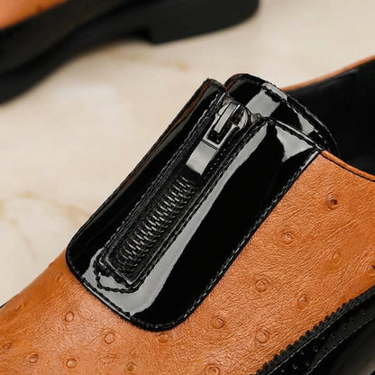 Oxford Ostrich Leather Shoes