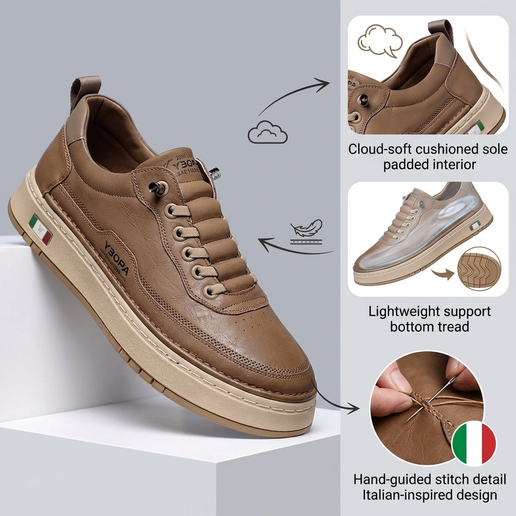 Lucetti Genuine Leather Sneakers