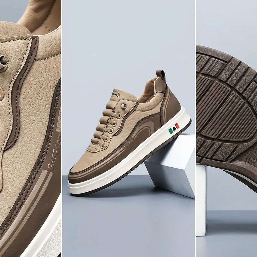 Moretti Genuine Leather Sneakers