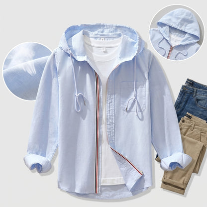 Chelsea Linen Hoodie Shirt